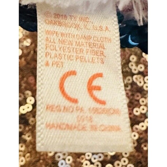 Ty FLIPPABLES Yappy the Chihuahua  Sequins Medium 10" Plush Beanie Boos 2018 P7 - Picture 4 of 5